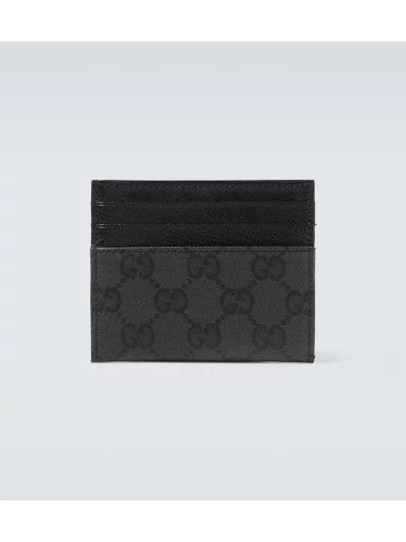 Portofel Gucci clasic din canvas negru