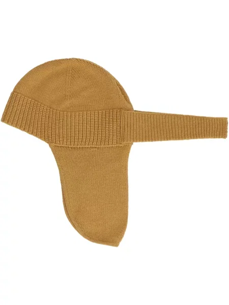 Czapka Zegna z kaszmiru żółta