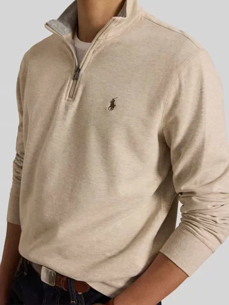 Bluza o kroju regular fit z mieszanki bawełny Polo Ralph Lauren biała