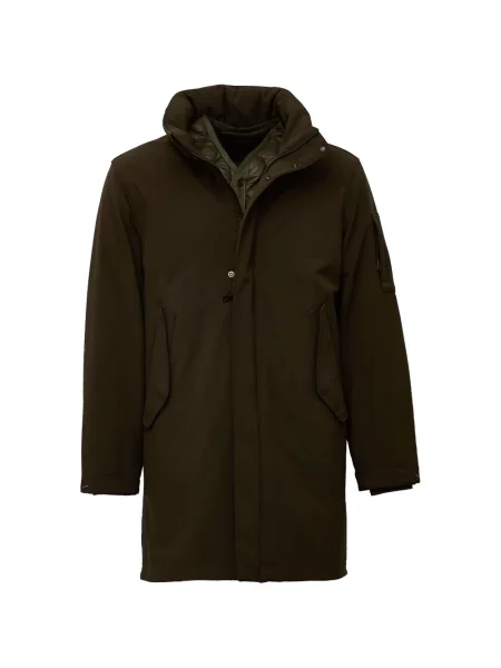 Geacă parka C.p. Company cu glugă verde