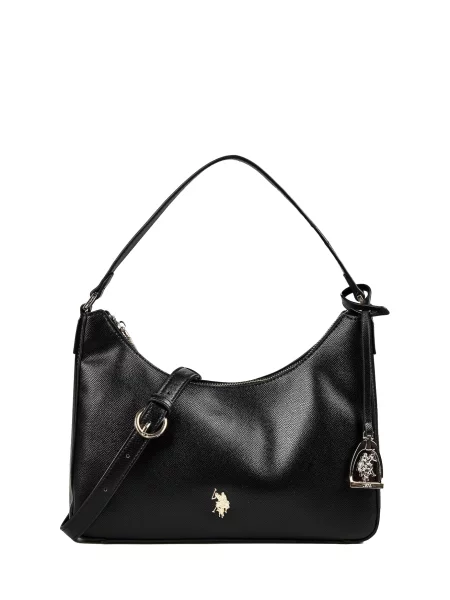 U.S. Polo Assn. geantă crossbody pentru femei cu imitație de piele JONES negru