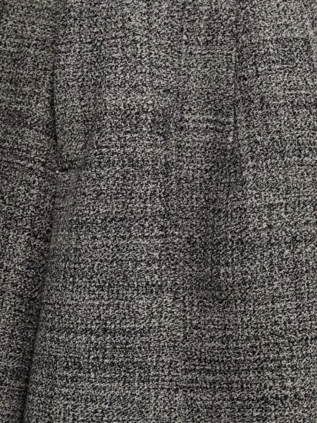 Pantaloni Erl din tweed gri