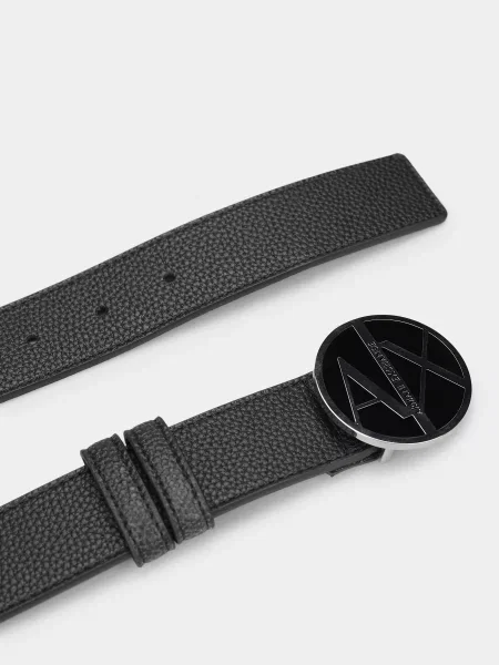 Ремень Armani Exchange с ремешками черный