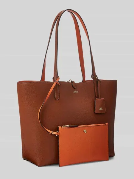 LAUREN RALPH LAUREN Torebka Rvrsble Tote brązowy