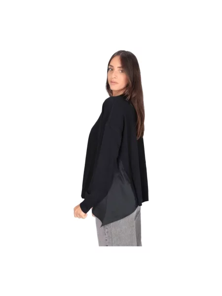 Sweter Liu Jo wełniany czarny