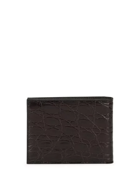Iš natūralios odos piniginė Dolce & Gabbana juoda