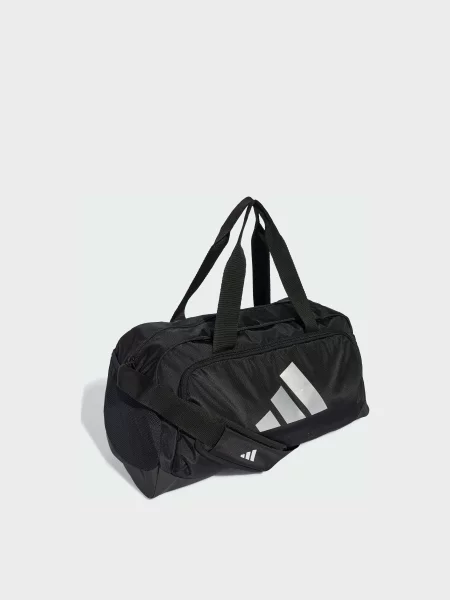 Переработанный дорожная сумка Adidas черная