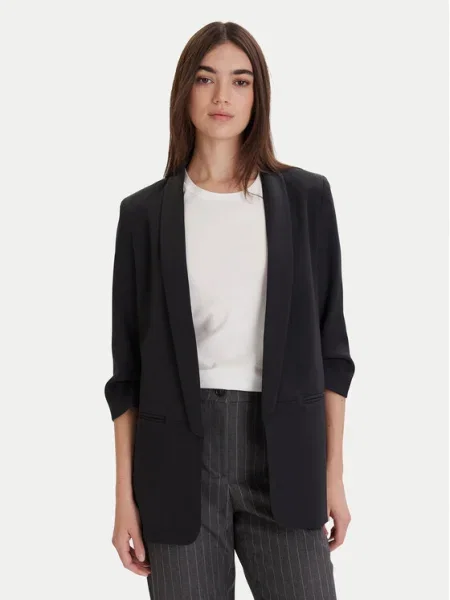 ONLY Sacou albastru închis gri