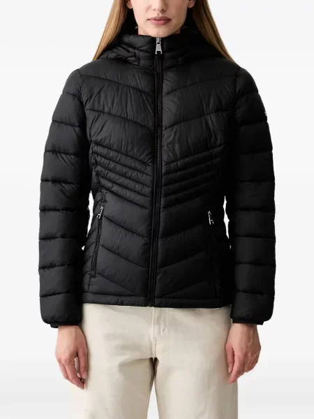 Geacă Dkny cu glugă negru