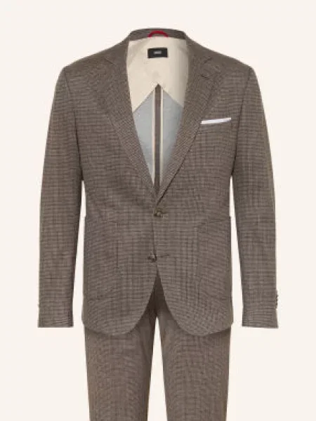 Cinque Garnitur Z Dżerseju Cidatius O Kroju Extra Slim Fit braun beżowy