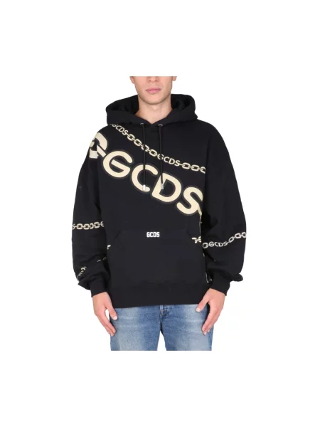 Bluza z kapturem Gcds czarna