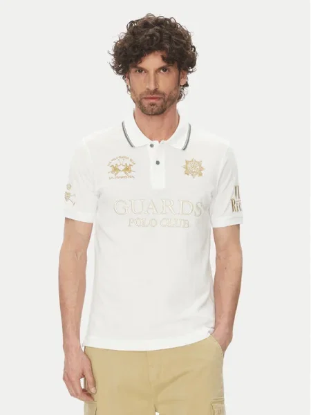 La Martina Tricou polo Achille alb