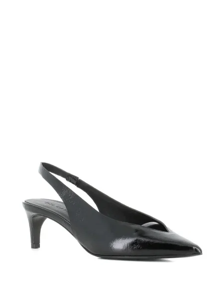 Pantofi cu toc Del Carlo slingback negru