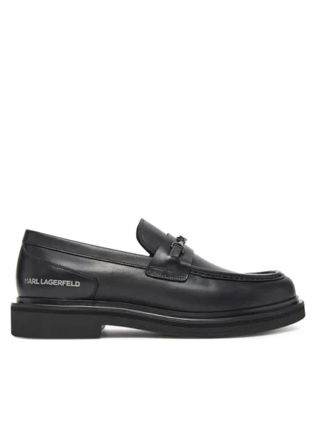 KARL LAGERFELD Мокасини Kingston черен