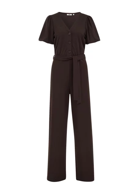 WE Fashion Salopeta închis maro