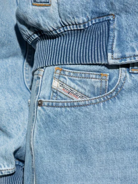 Джинсова спідниця Diesel блакитна