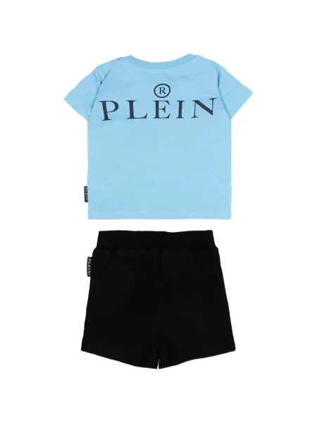 Szorty dziecięce Philipp Plein niebieskie