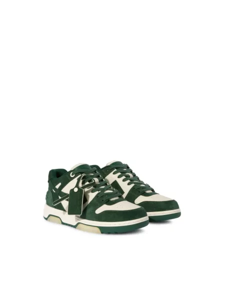 Sneakersy Off-white skórzane biznesowe białe