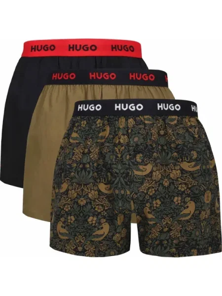 Hugo Bodywear 3 db-os boxeralsó szett zöld