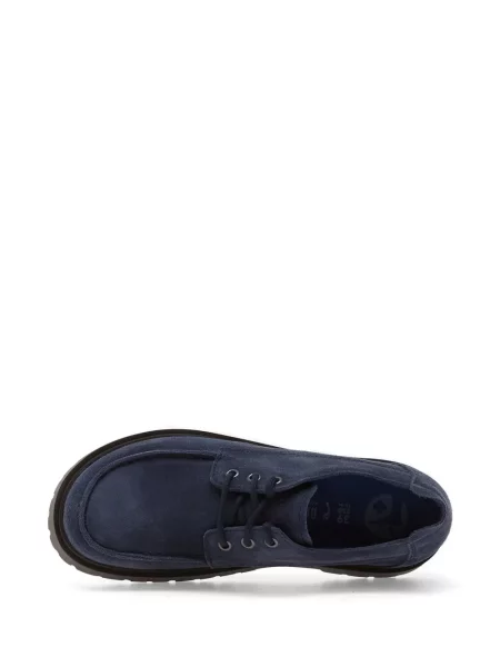 Pantofi derby Birkenstock din piele albastru