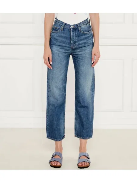 Tommy Jeans Blugi LAYLA | high waist albastru