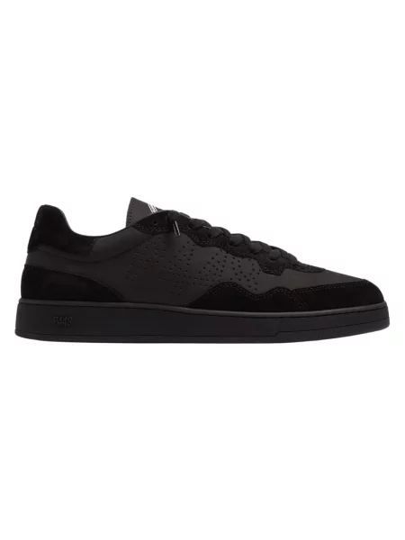 Sneakersy P448 skórzane czarne