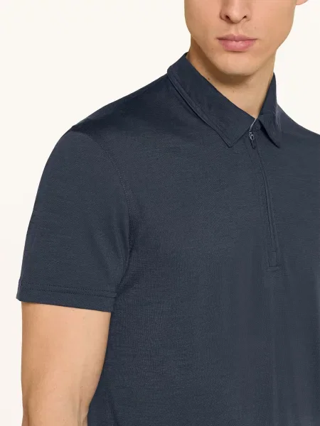 Super.Natural Funkční Polokošile S Merino Vlnou tmavě modrá