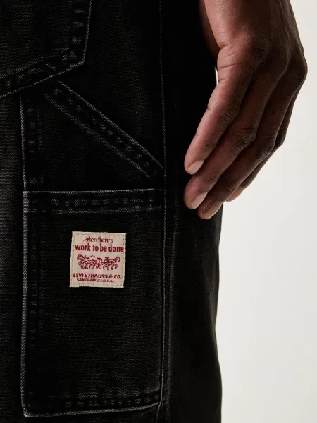 Levi's дънки loose мъжки LOOSE STRT CARPENTER x WORKWEAR черно