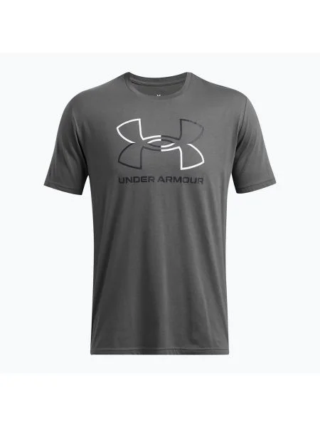 Мъжка тренировъчна тениска Under Armour GL Foundation Update castlerock/white/black бяло