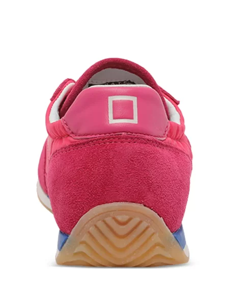 Semišové tenisky D.a.t.e. s kulatou špičkou růžové