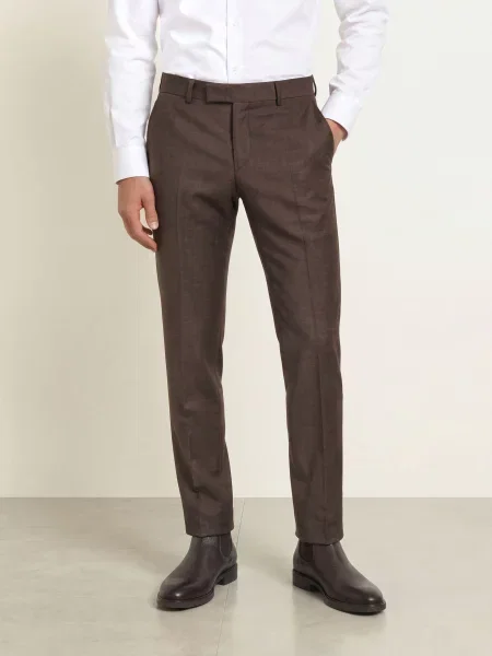 Boss Oblekové Kalhoty Genius Extra Slim Fit medium brown hnědé