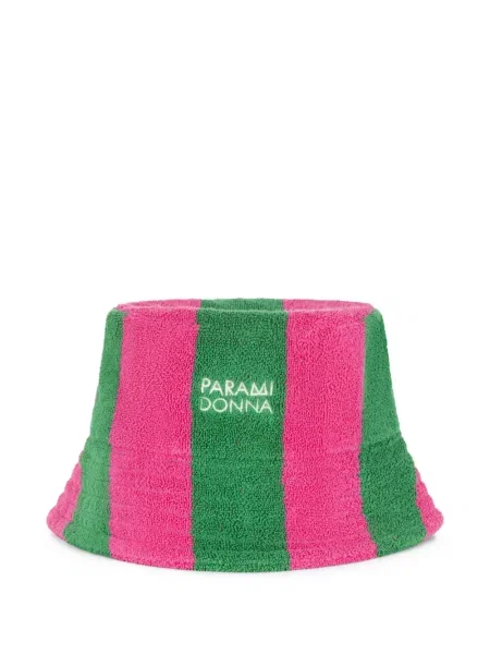 Шапка с периферия Paramidonna на райета розово