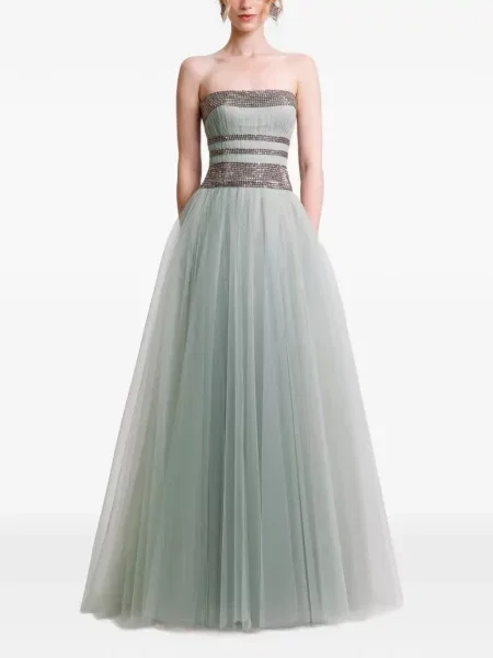 Rochie Gemy Maalouf din tul gri
