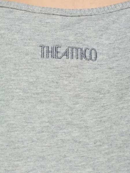 Αμάνικη κοστούμι μίνι φόρεμα The Attico γκρι