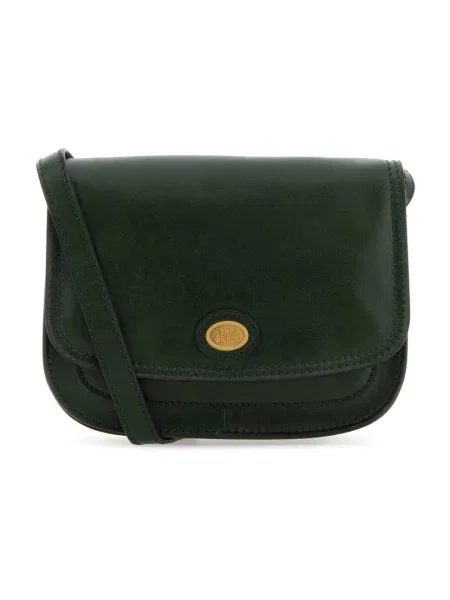 Torebka skórzana The Bridge skórzana zielona