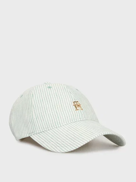 Смугаста кепка Tommy Hilfiger зелена