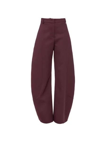 Pantaloni Nissa de lână roșu