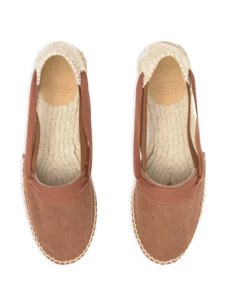 Espadrile Castaner din canvas maro