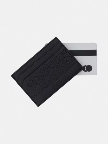 HUGO etui na karty skórzane ETHON_Card Case MG czarny
