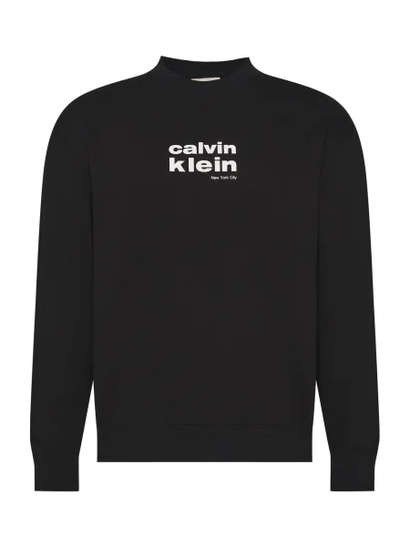 Calvin Klein Mikina čierna biela