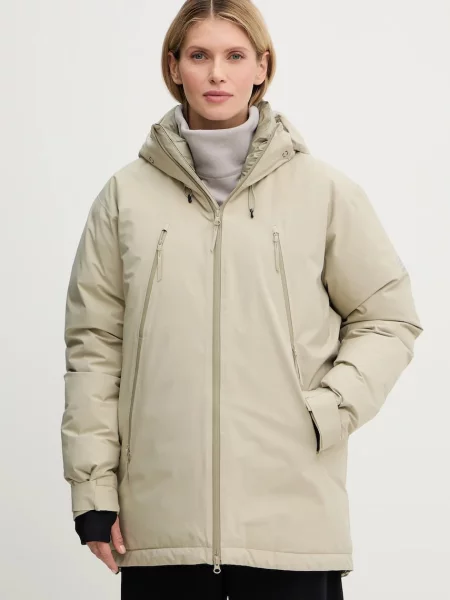 Páperová bunda Maison Margiela x Salomon béžová