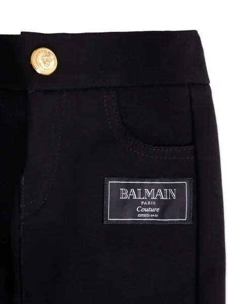 Spodnie dziecięce Balmain czarne