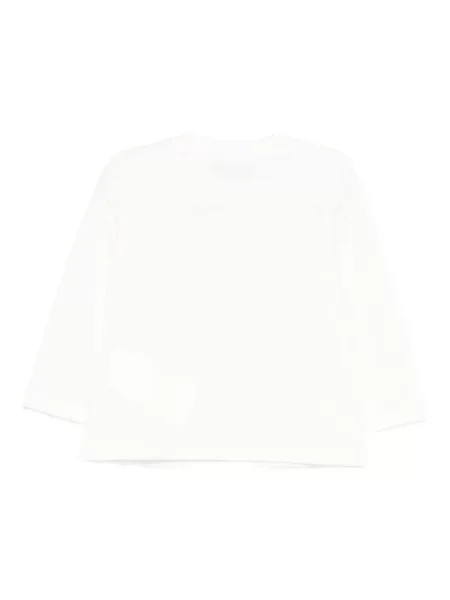Top dziecięcy Moschino biały