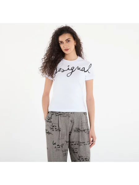 Тениска Desigual Ts Florencia T-Shirt White S бяло