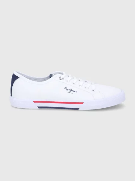 Ниски кецове Pepe Jeans Brady Basic мъжки бяло