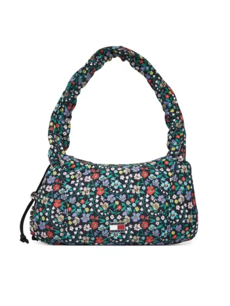 Ročna torba Tommy Jeans Tjw Casual Floral Shoulder Pisana bela