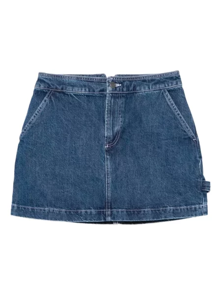 Fustă din denim A.p.c. albastru