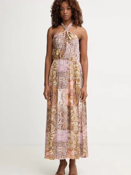 Liu Jo sukienka letnia z brązowa