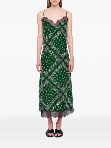 Rochie Zadig&voltaire de mătase verde