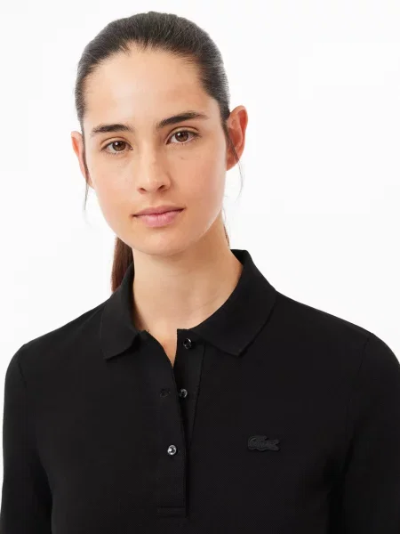 Поло Lacoste черное